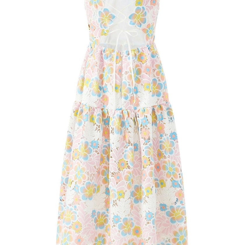 Diana Embroidered Maxi Dress