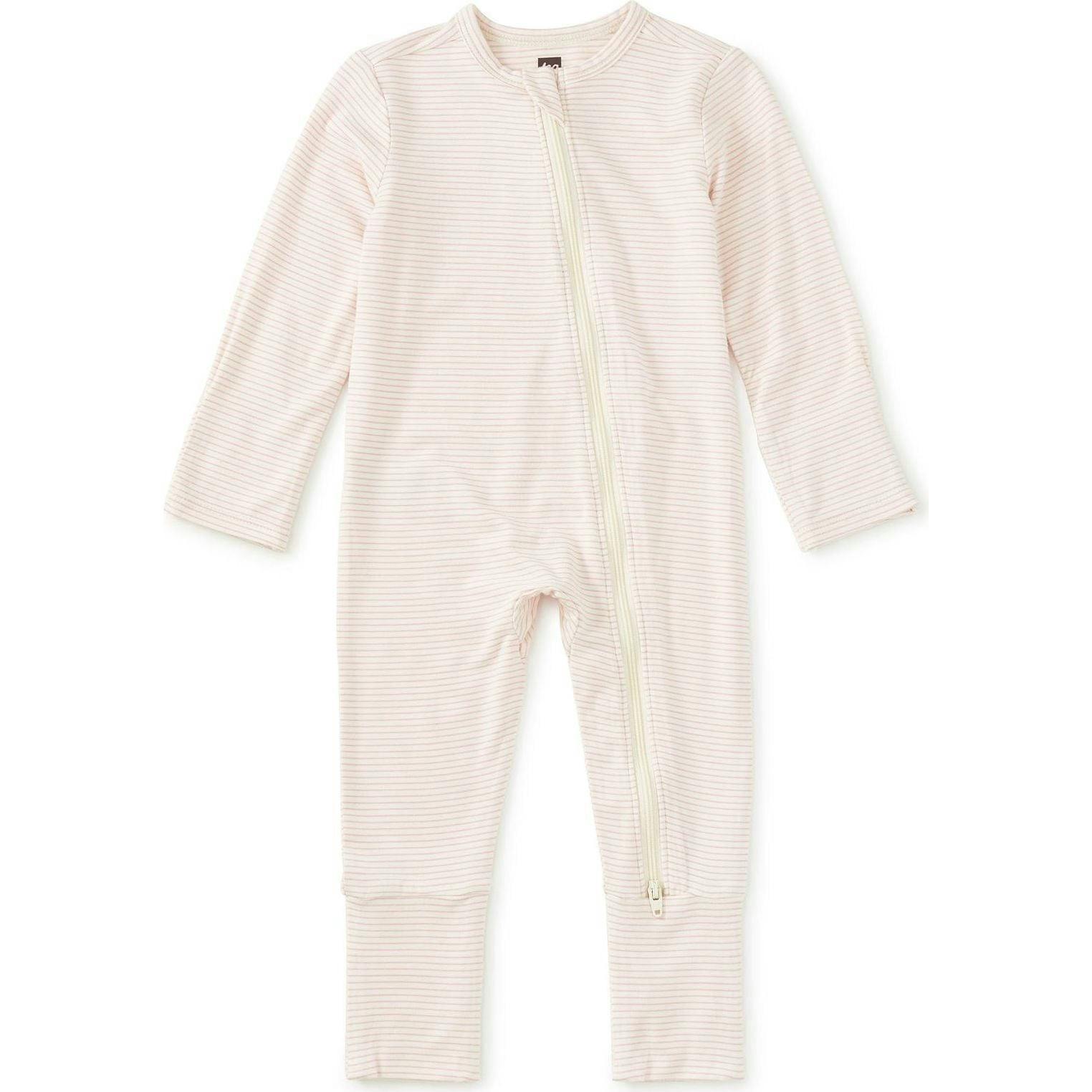 Footed Baby Romper, Pink