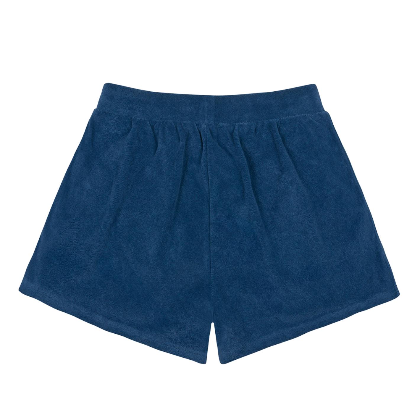 women's newport navy french terry shorts