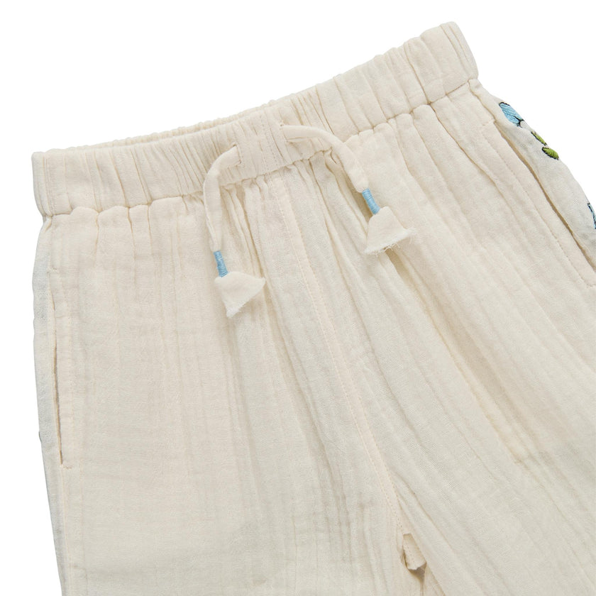 Girls Kiran Pant - Antique White