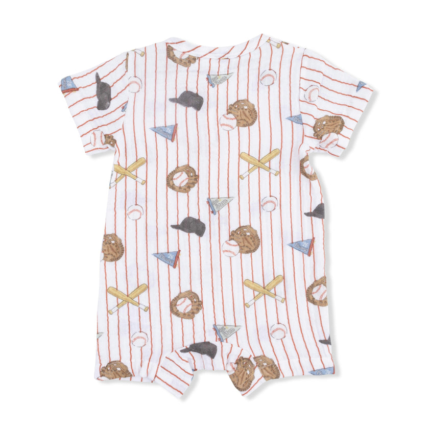 Vintage Baseball Stripe - Henley Shortall
