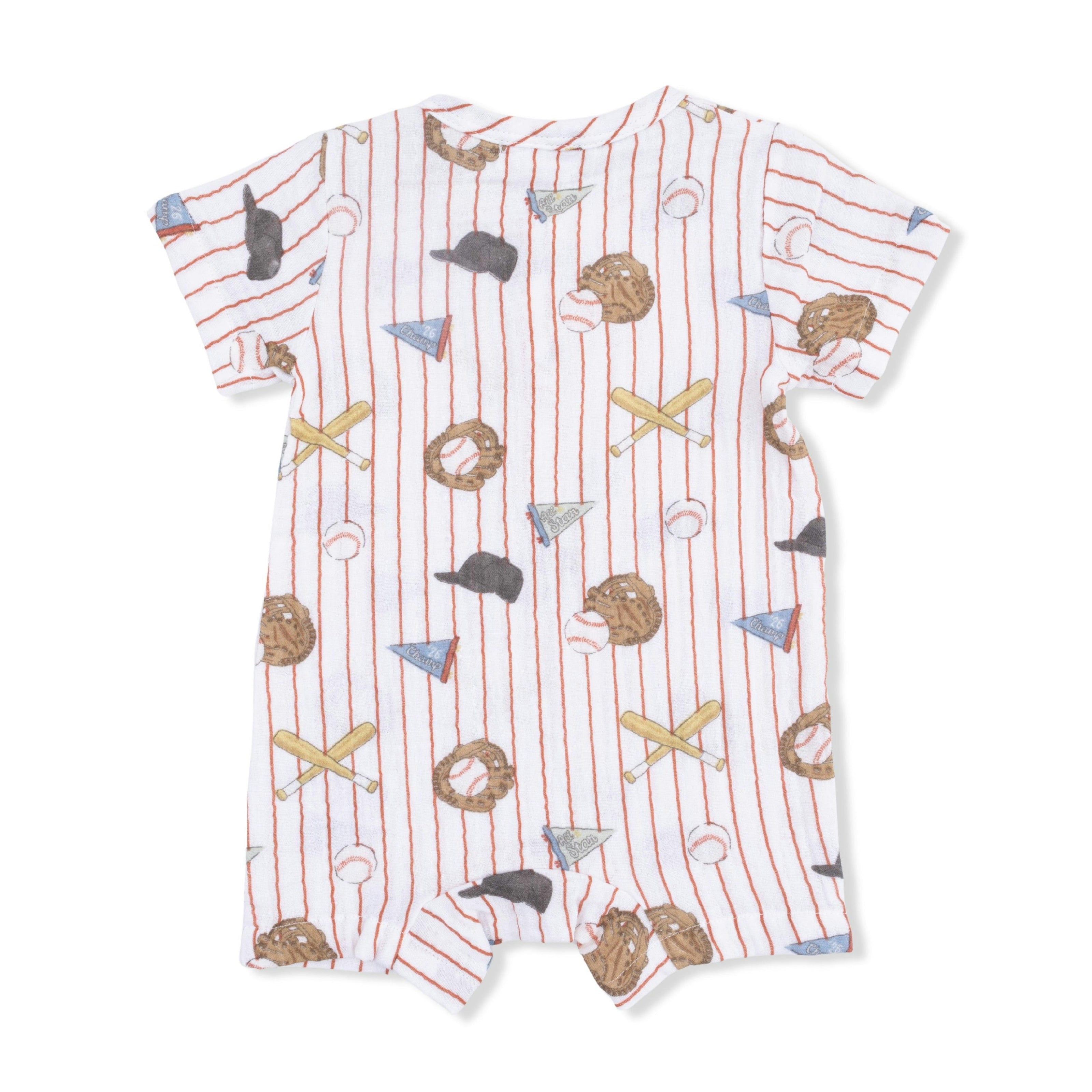 Vintage Baseball Stripe - Henley Shortall