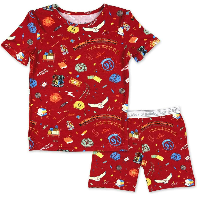 Hogwarts Express Bamboo Kids Pajama Short Set
