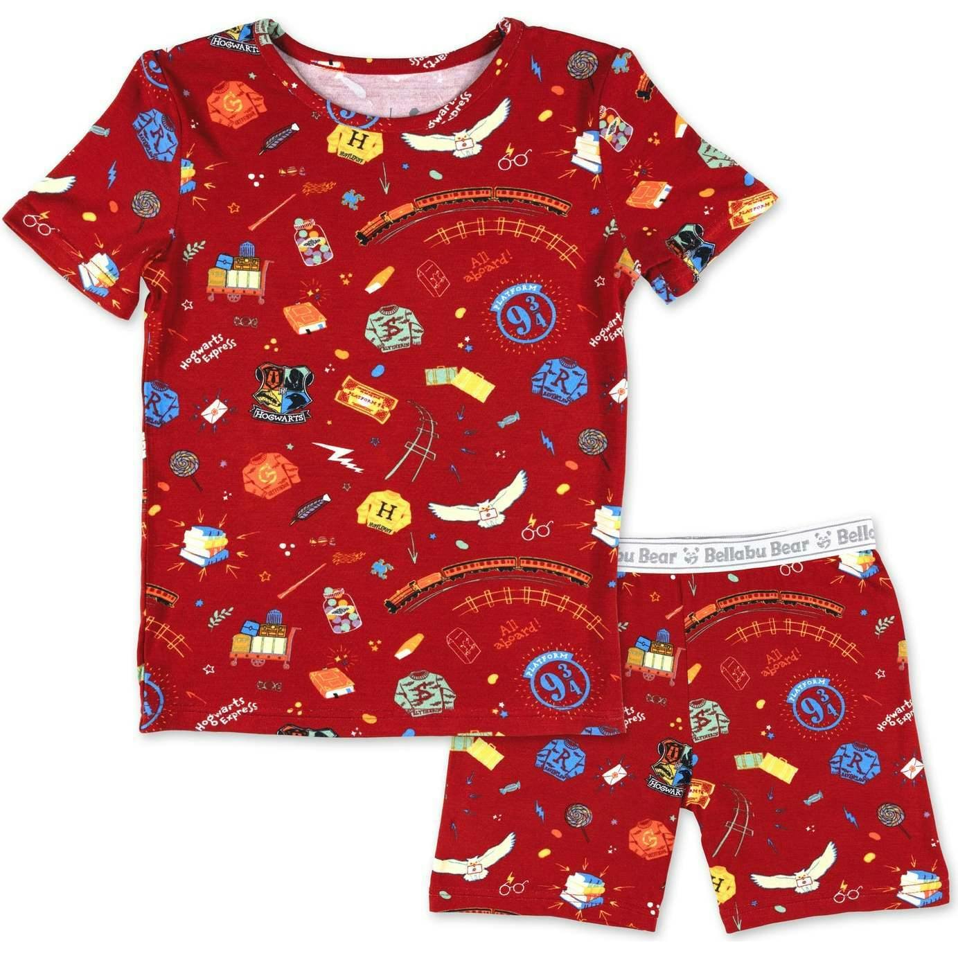Hogwarts Express Bamboo Kids Pajama Short Set