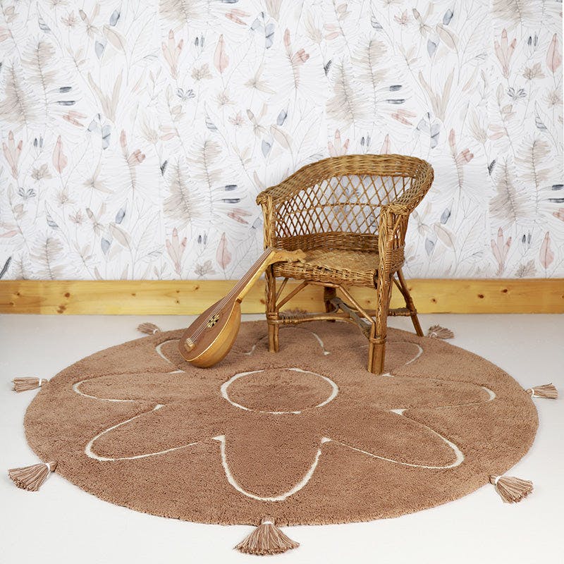 Yva Bohemian Tassel Round Rug