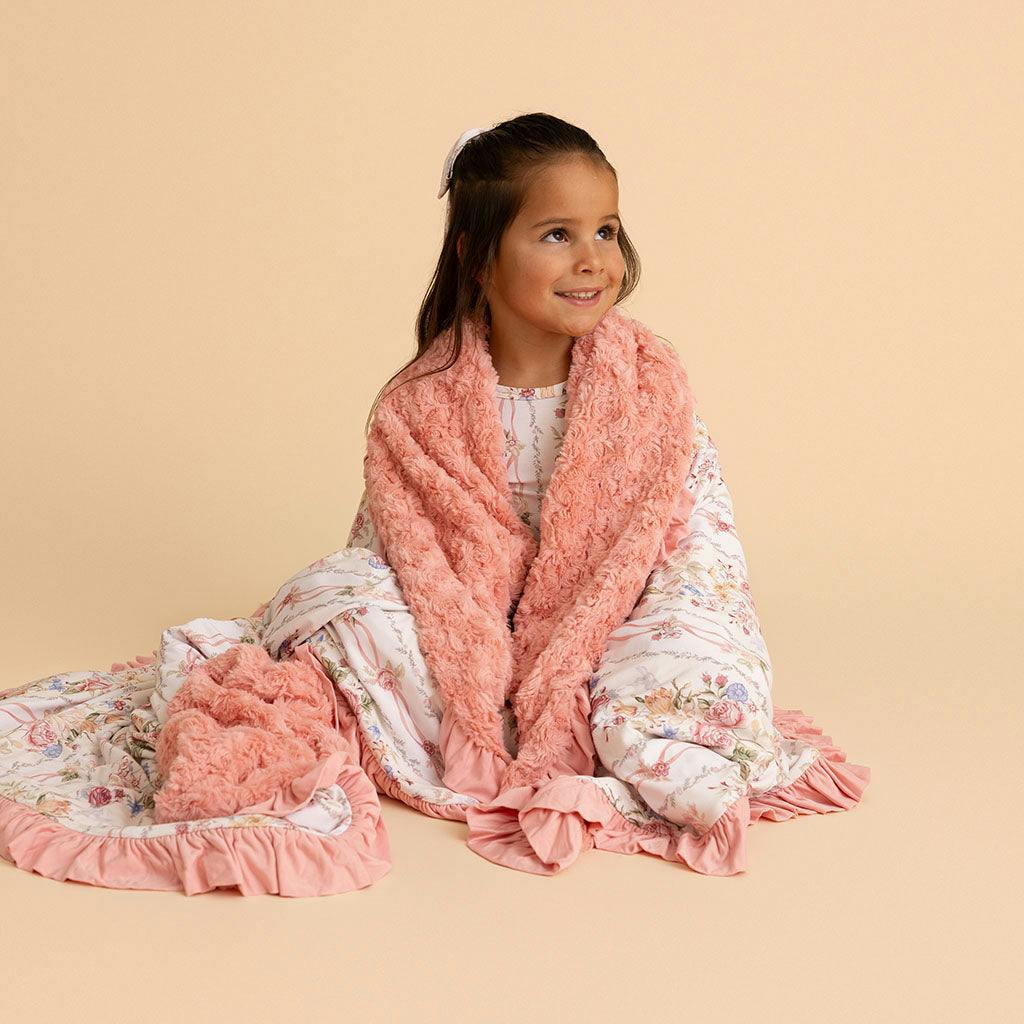 Janey Minky Ruffled Luxe Patoo® Blanket