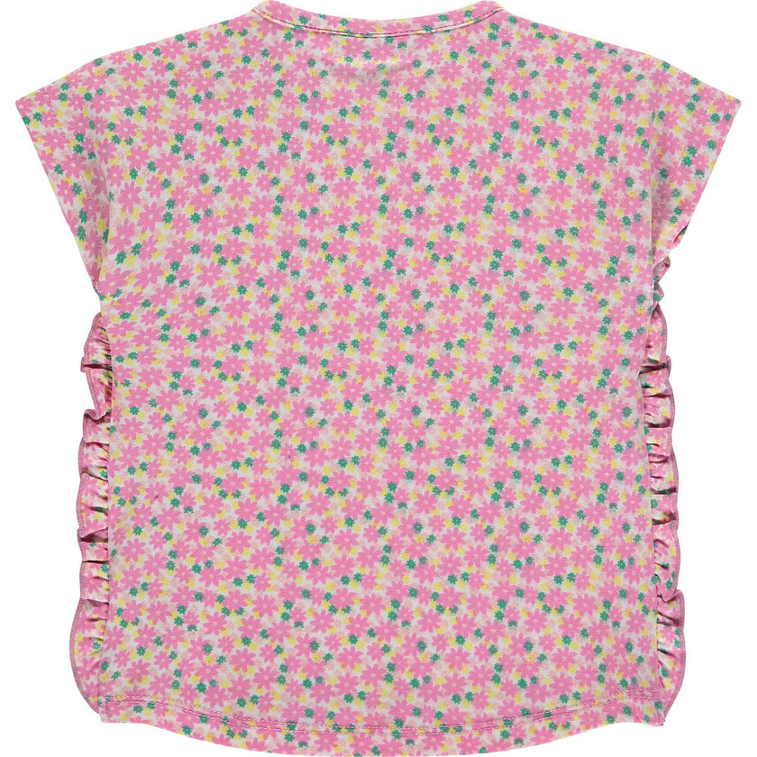 Ruffle Floral T-Shirt