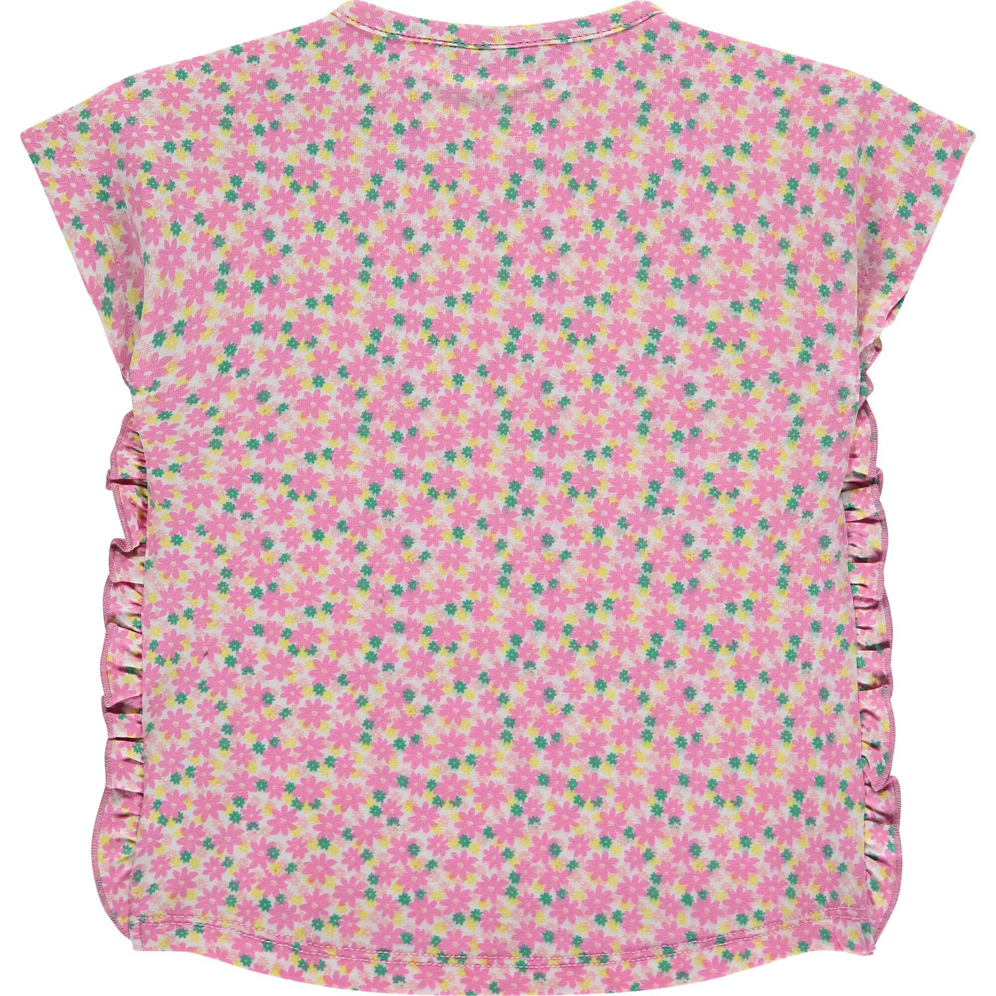 Ruffle Floral T-Shirt