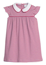 Angel Sleeve Peter Pan Dress - Americana Stripe