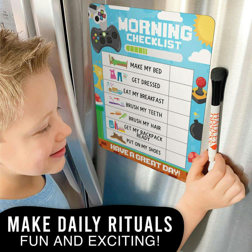 Video Game Kids Chore Chart
