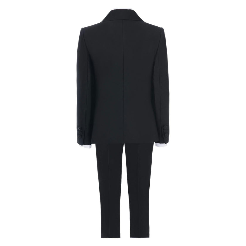 Black Classic Glitter Lapel Suit