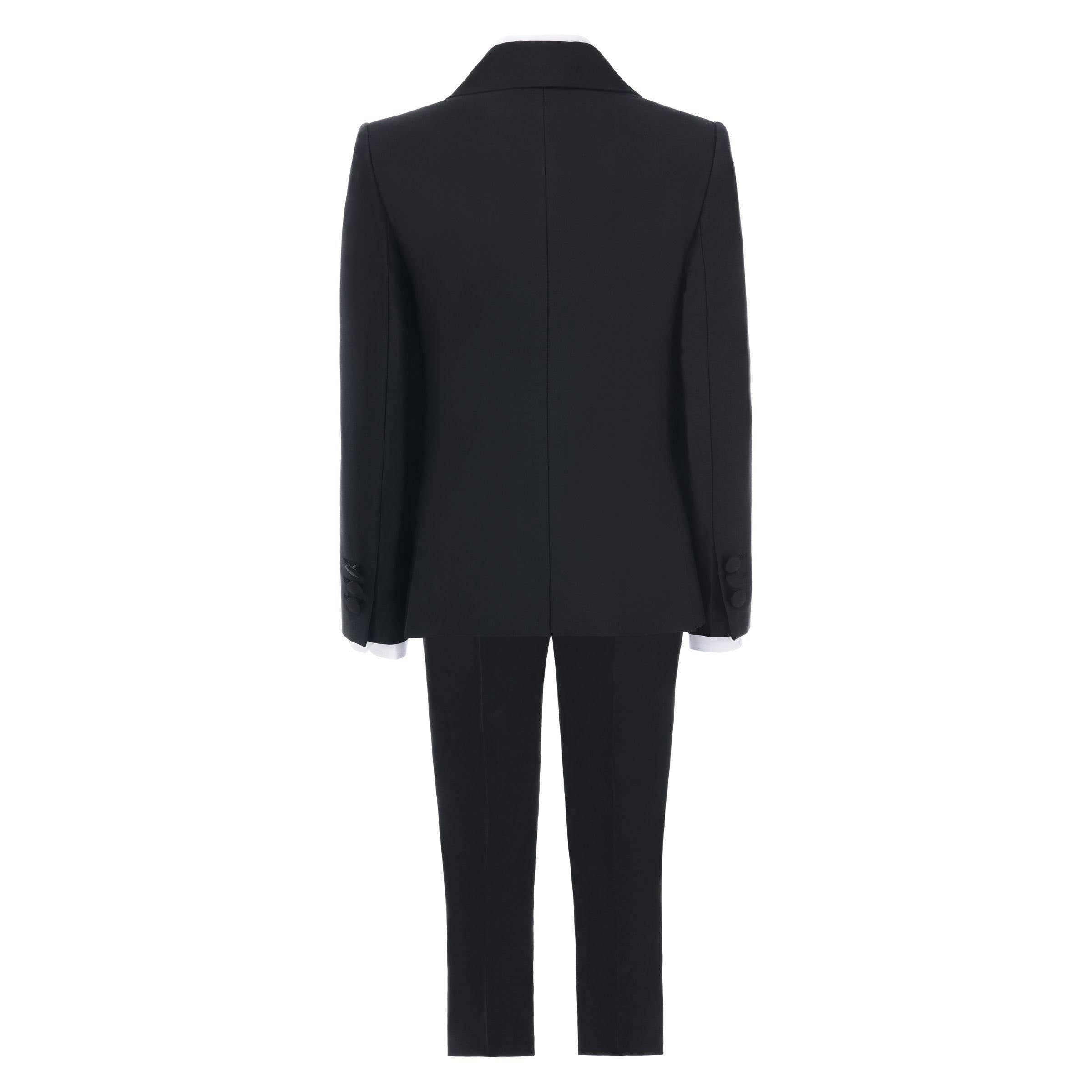 Black Classic Glitter Lapel Suit