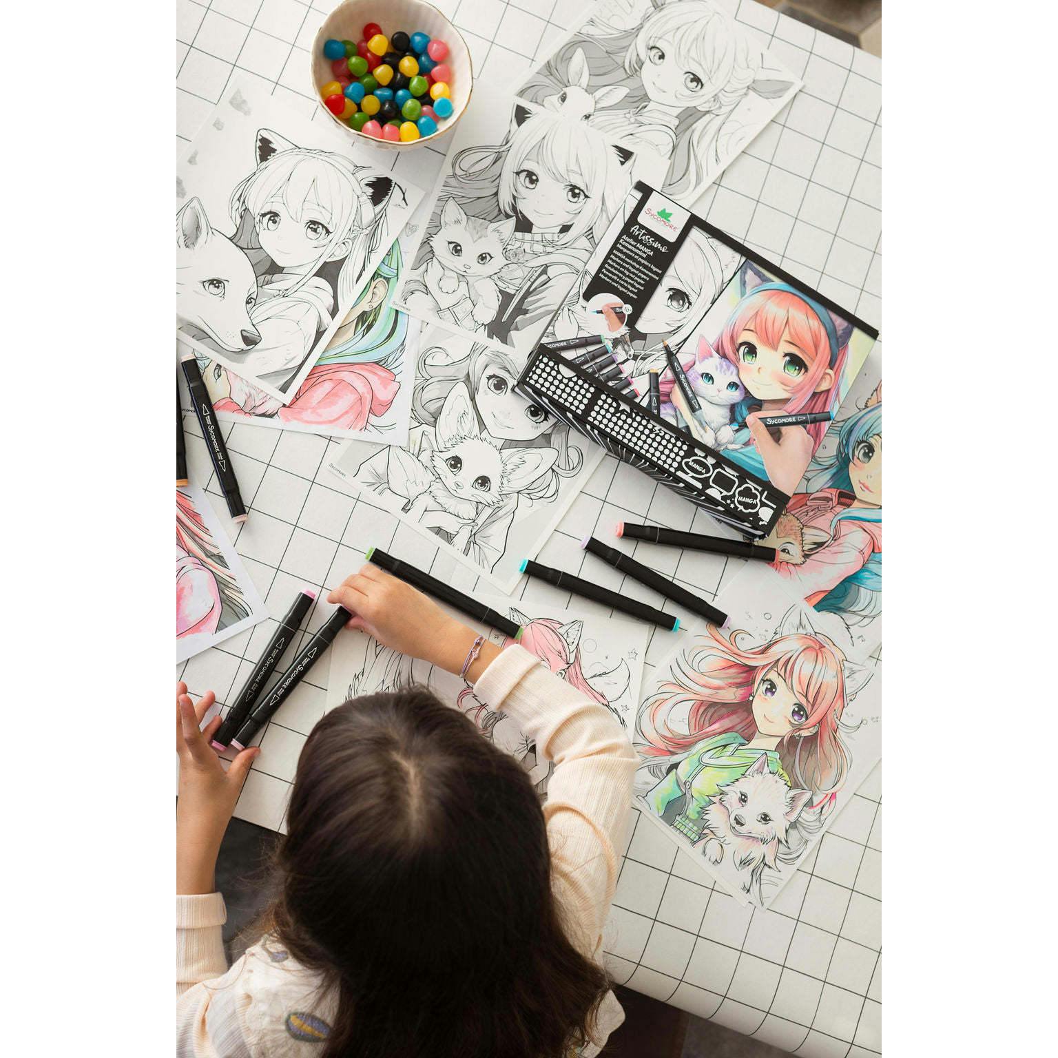 Manga - Layout And Markers - Kemonomimi - 10y+