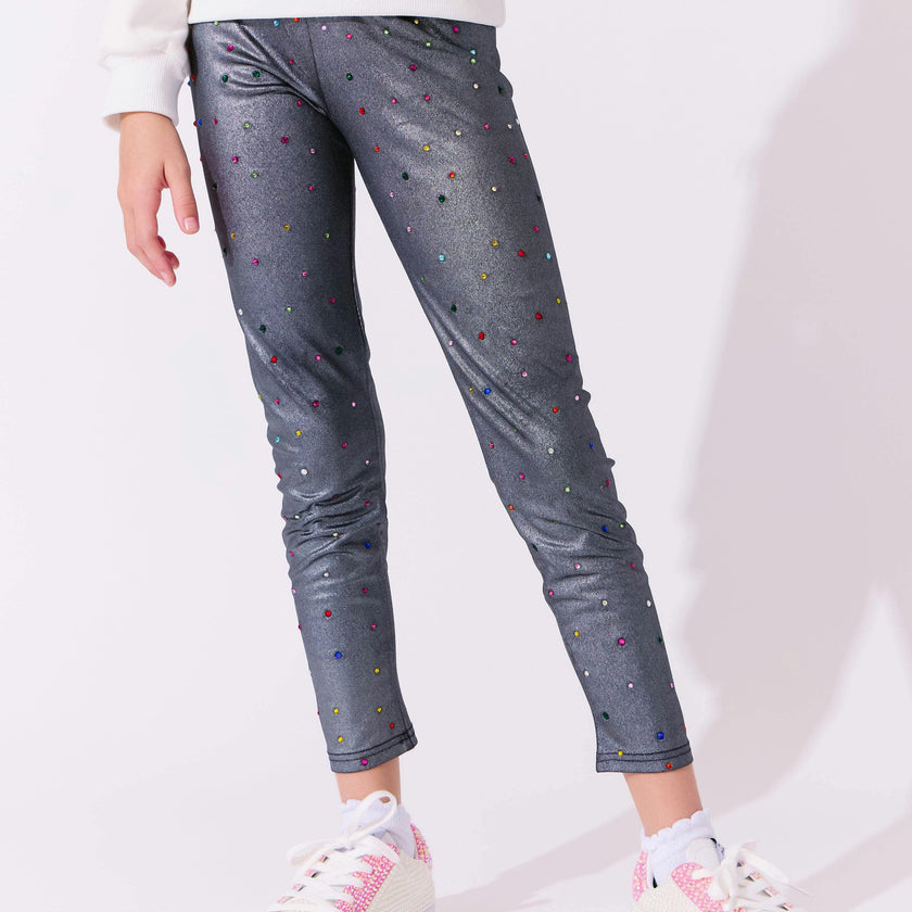 Rainbow Crystal Shimmer Leggings