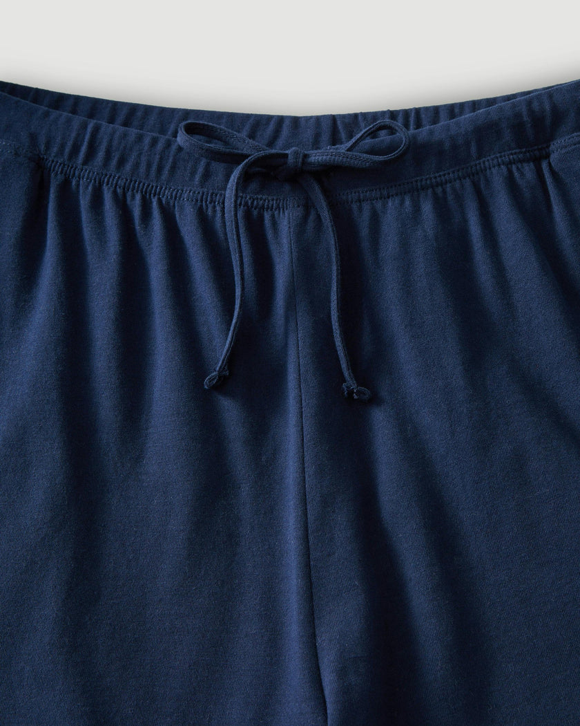 The Olivia Pima Short Set in Navy