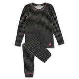 Bamboo Pattern Loungewear Set, Girls