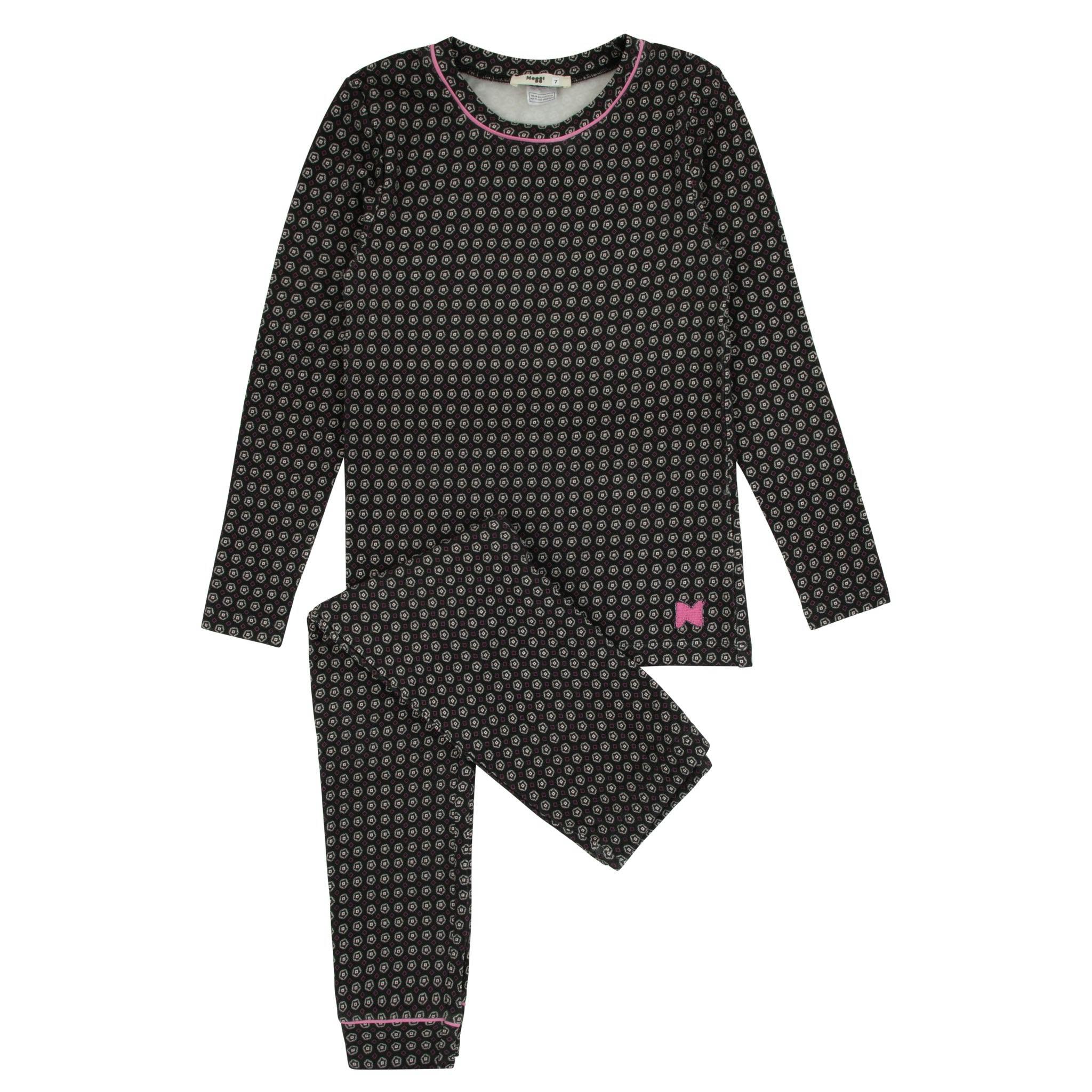Bamboo Pattern Loungewear Set, Girls