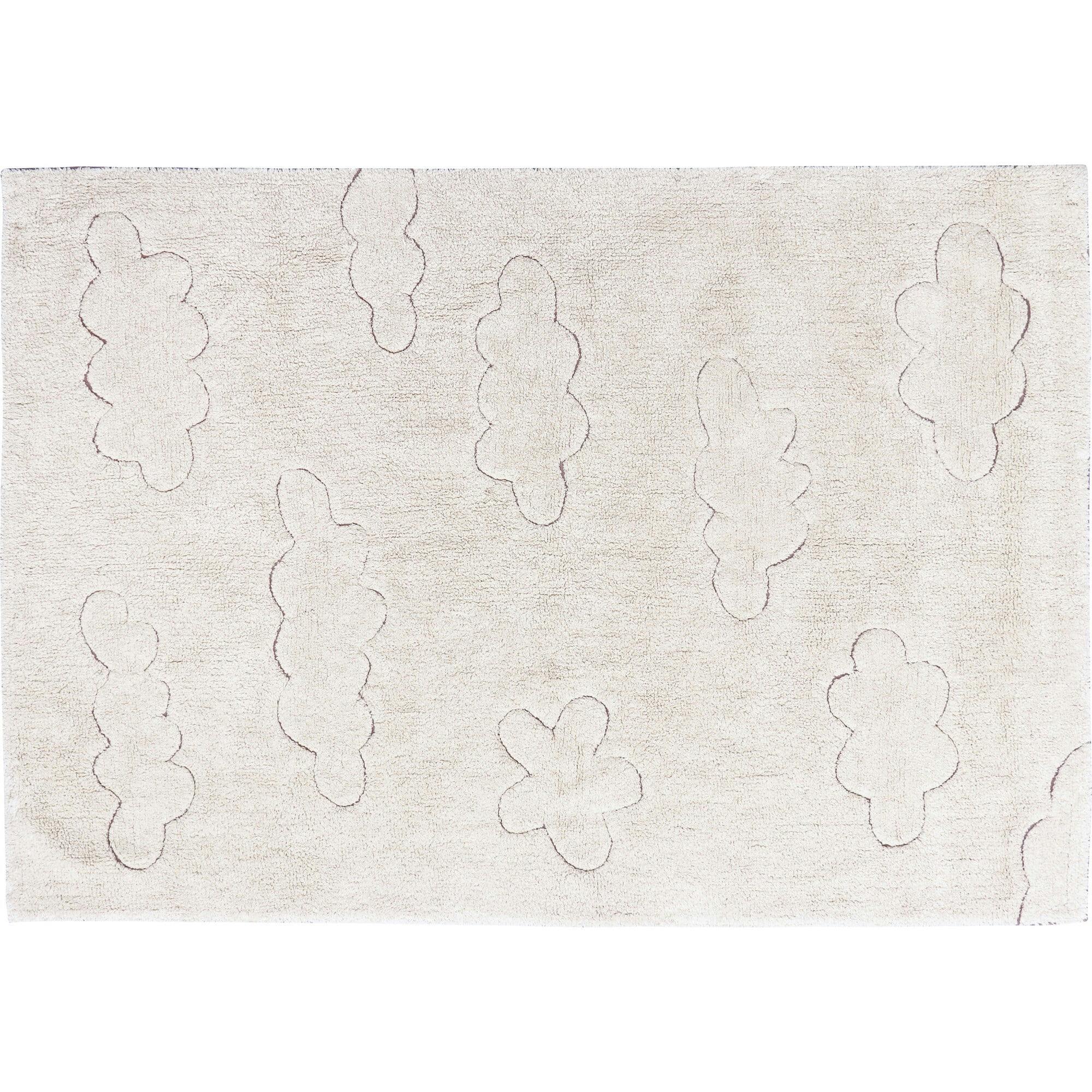 Clouds RugCycled Washable Rug, Natural