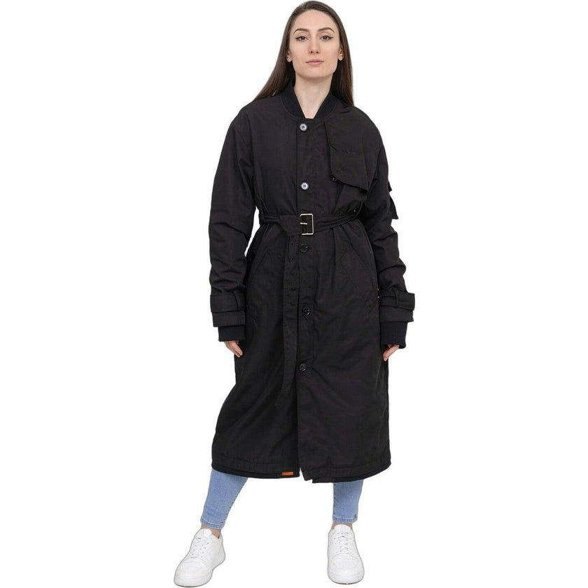 BOMBERS ORIGINAL Audrey Classic Trench Coat - Black