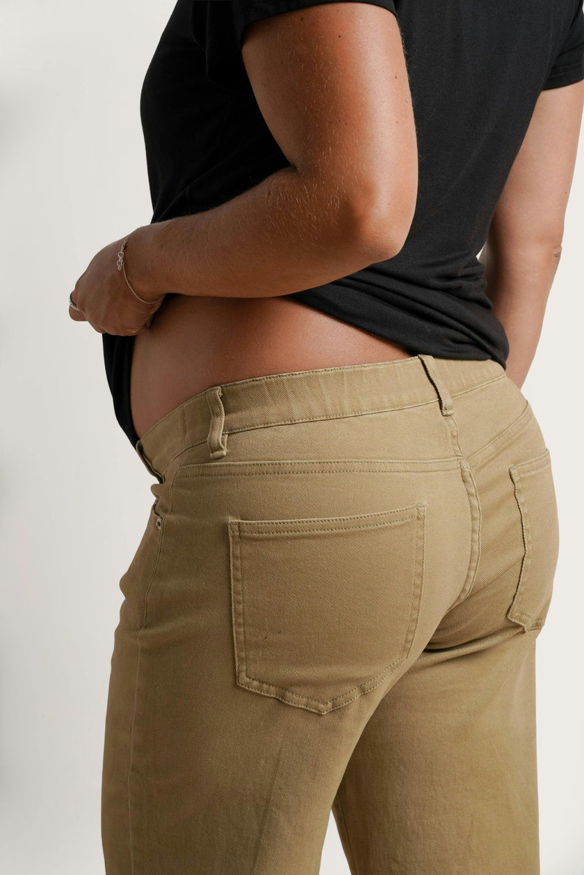 Slouch Under-Bump Relaxed Boyfriend Maternity Jeans