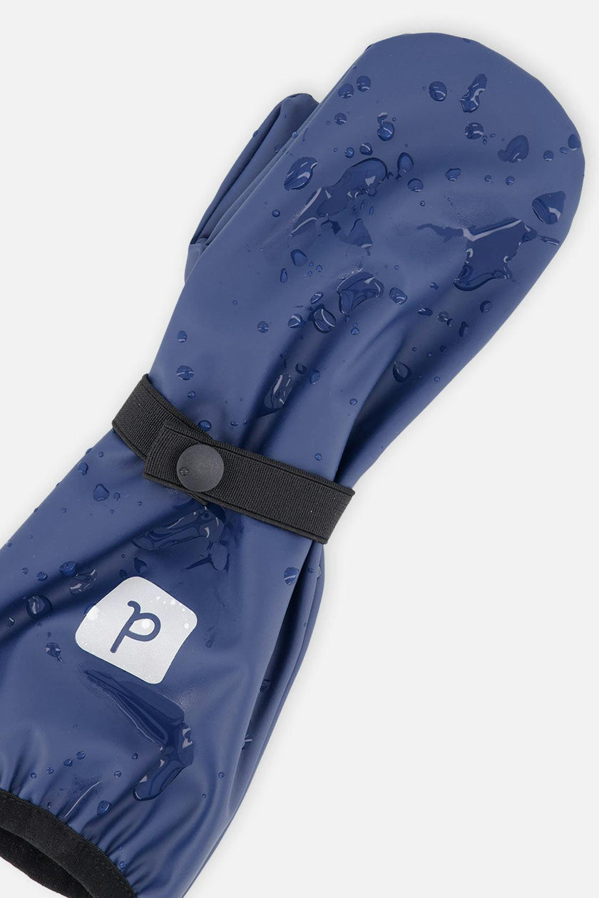 Rain Mittens Dark Blue