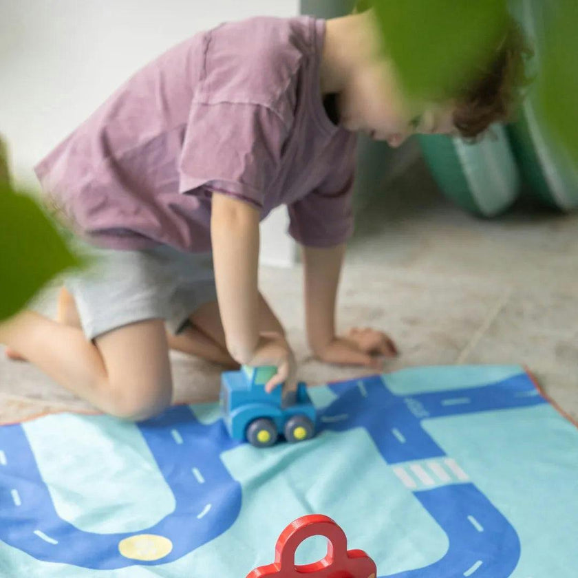 Play Towel On the Road – Double-Sided Kids Play Towel