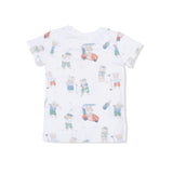 Golfing Teddy Bears - Short Sleeve Loungewear Set
