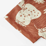 Strawberry Silhouette Slub Cotton Pocket Tee