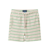 Boys Striped Waffle Polo Set | Oatmeal Dino