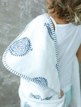 Block-Printed Terry Towel