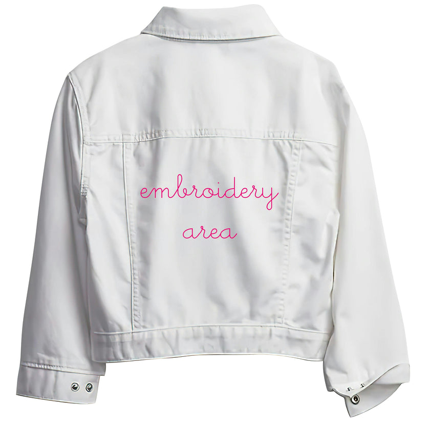 Baby & Kids Back Embroidery Denim Jacket