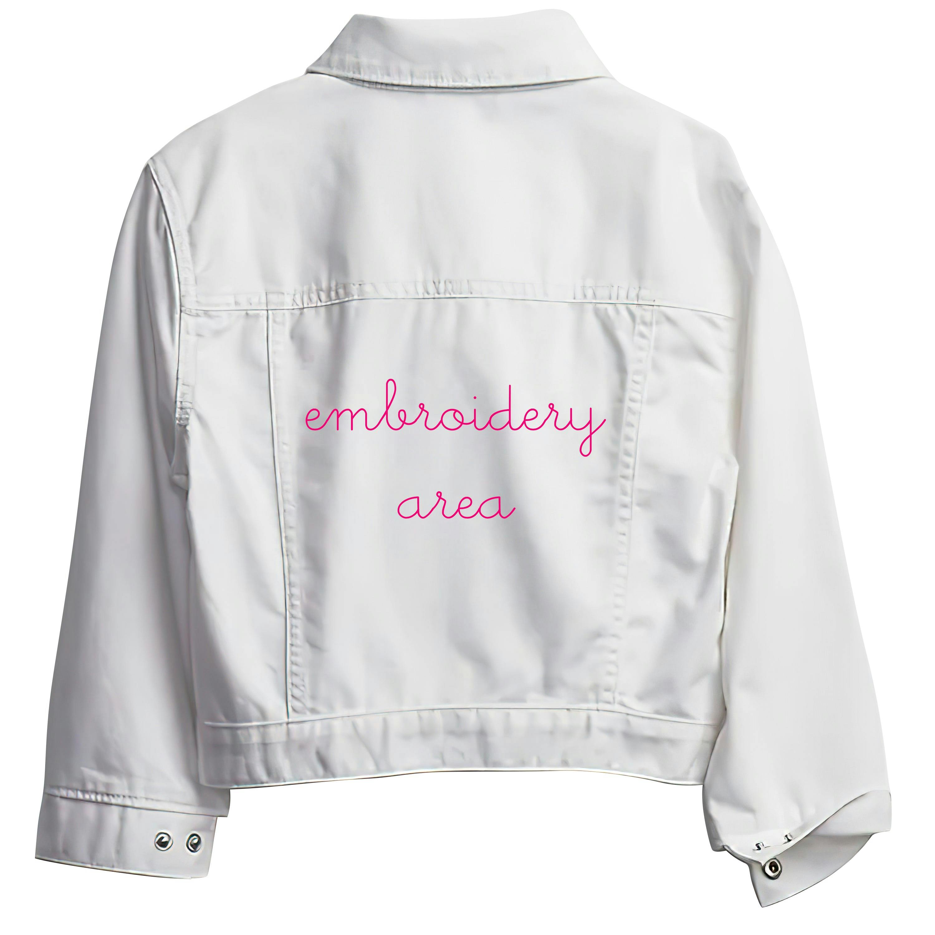 Baby & Kids Back Embroidery Denim Jacket