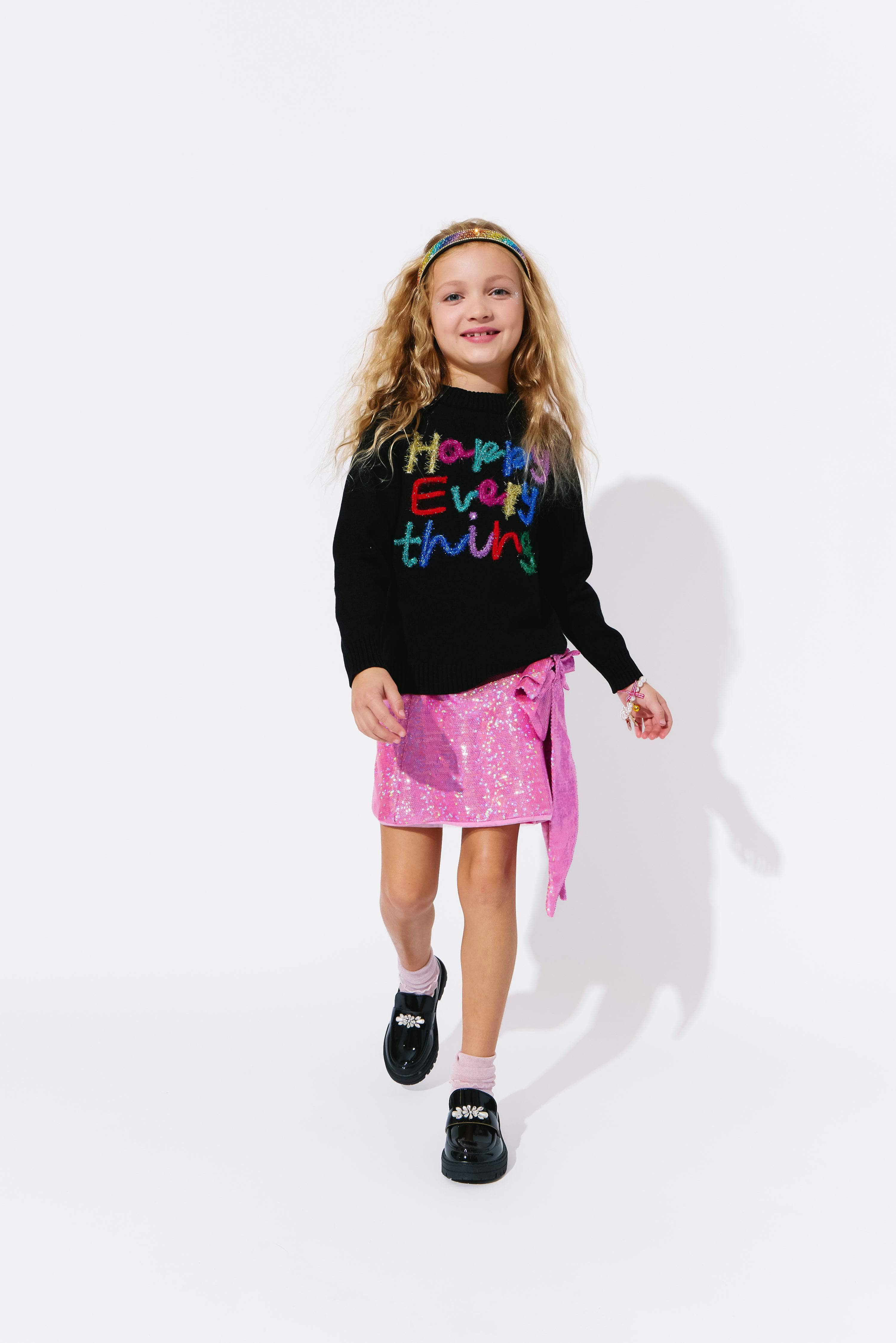 Happy Everything Tinsel Sweater