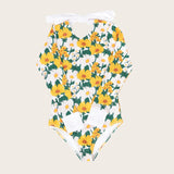 Hamptons Floral One Piece Long Sleeve