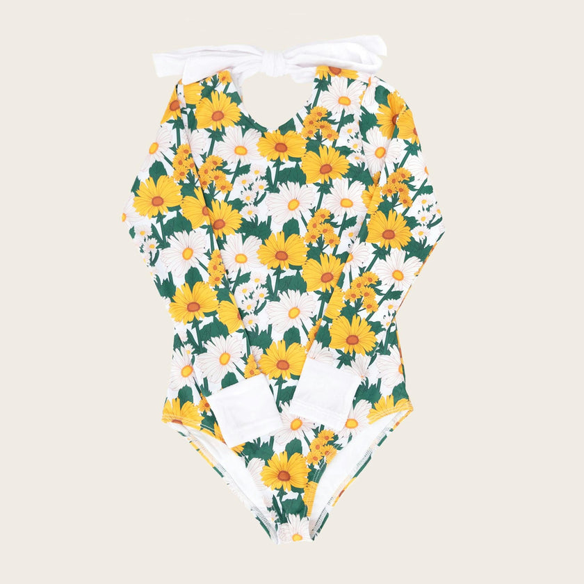 Hamptons Floral One Piece Long Sleeve
