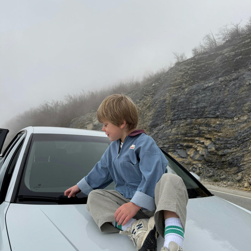 children's denim jacket - stone blue