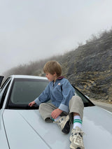 children's denim jacket - stone blue