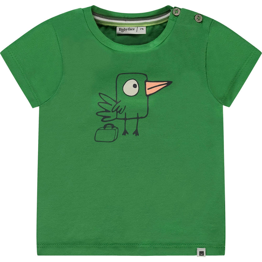 Print Round Neck Short Sleeve T-Shirt