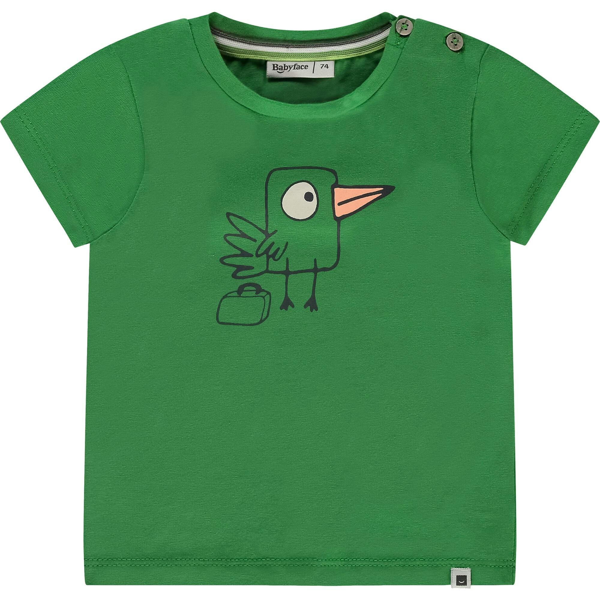 Print Round Neck Short Sleeve T-Shirt