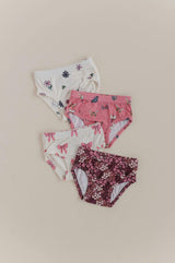 Girls Underwear in Cluster Garden Floral