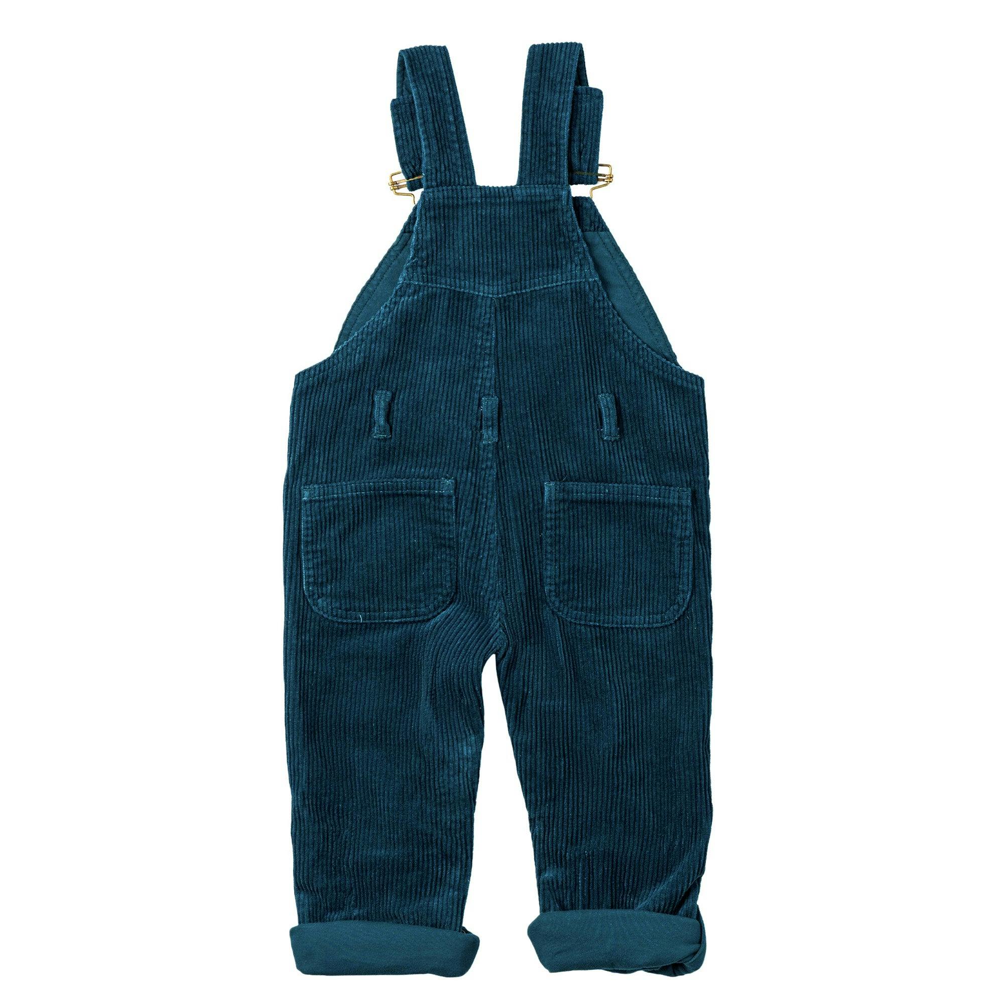 Evergreen Chunky Cord Overalls
