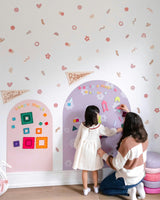 Peel & Stick Fabric Wall Stickers