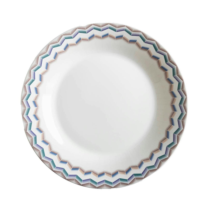 ZIG ZAG JARRIS 148 Set 2 Pcs. Soup Plate - Ø 22 Cm