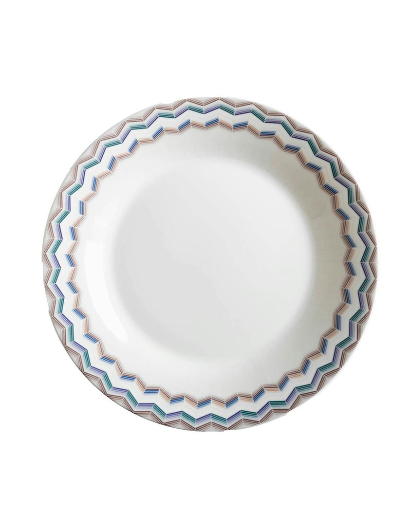 ZIG ZAG JARRIS 148 Set 2 Pcs. Soup Plate - Ø 22 Cm