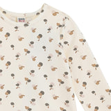 Cream Acorn Cotton Pajama Set