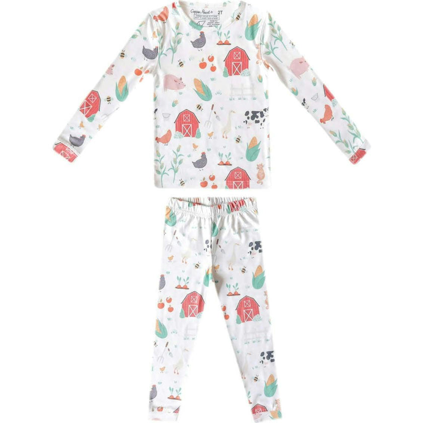 Ultra Soft Long Sleeve Two-Piece Pajama Set, Prints