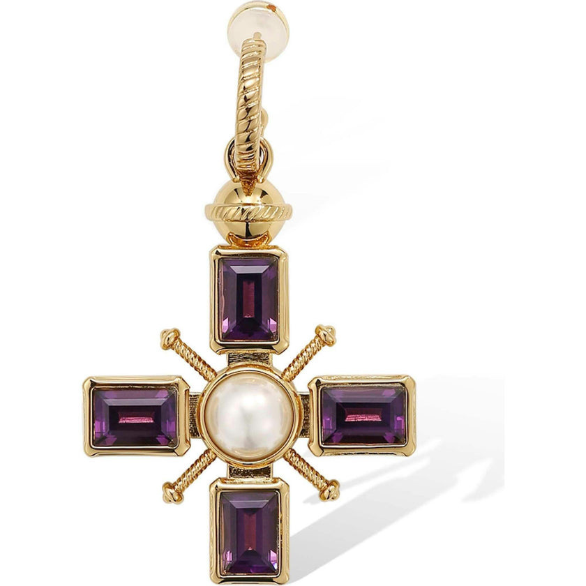 Byzantine Cross Earrings