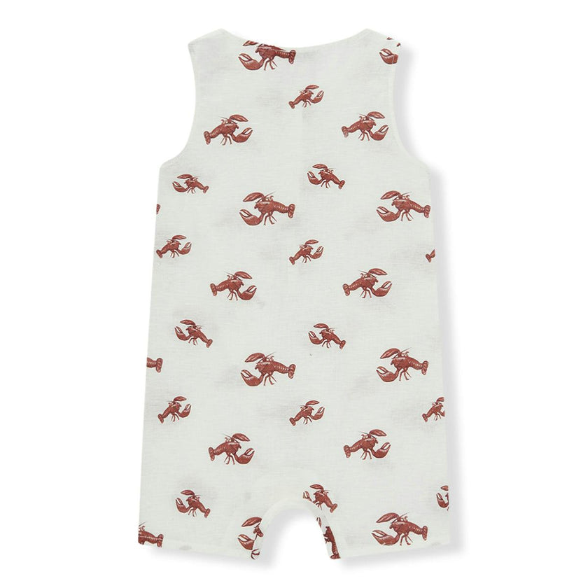 Cream Lobster Tank Top Shortall
