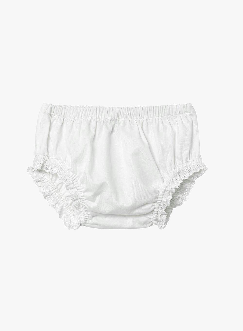 Baby Frilly Knickers in White