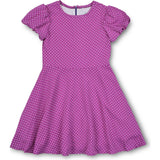 Polka Dot Dress W/Bubble Sleeves